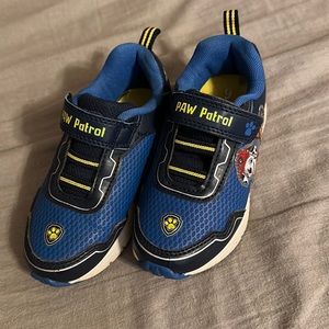 Size 9 toddler boys Paw Patrol tennis shoes